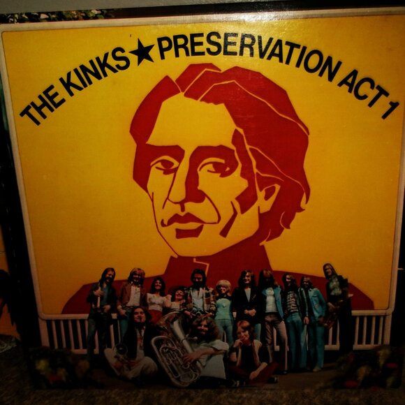 ray davies & kinks preservation act 1 1973 lp - dave lola daylight rock arthur - Picture 3 of 3